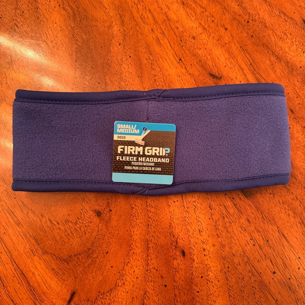 Firm Grip fleece headband S/M  NWT